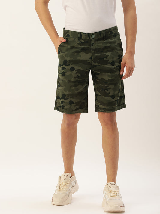 Printed Chino Shorts