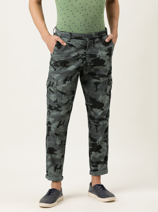 Printed Cargos Trousers
