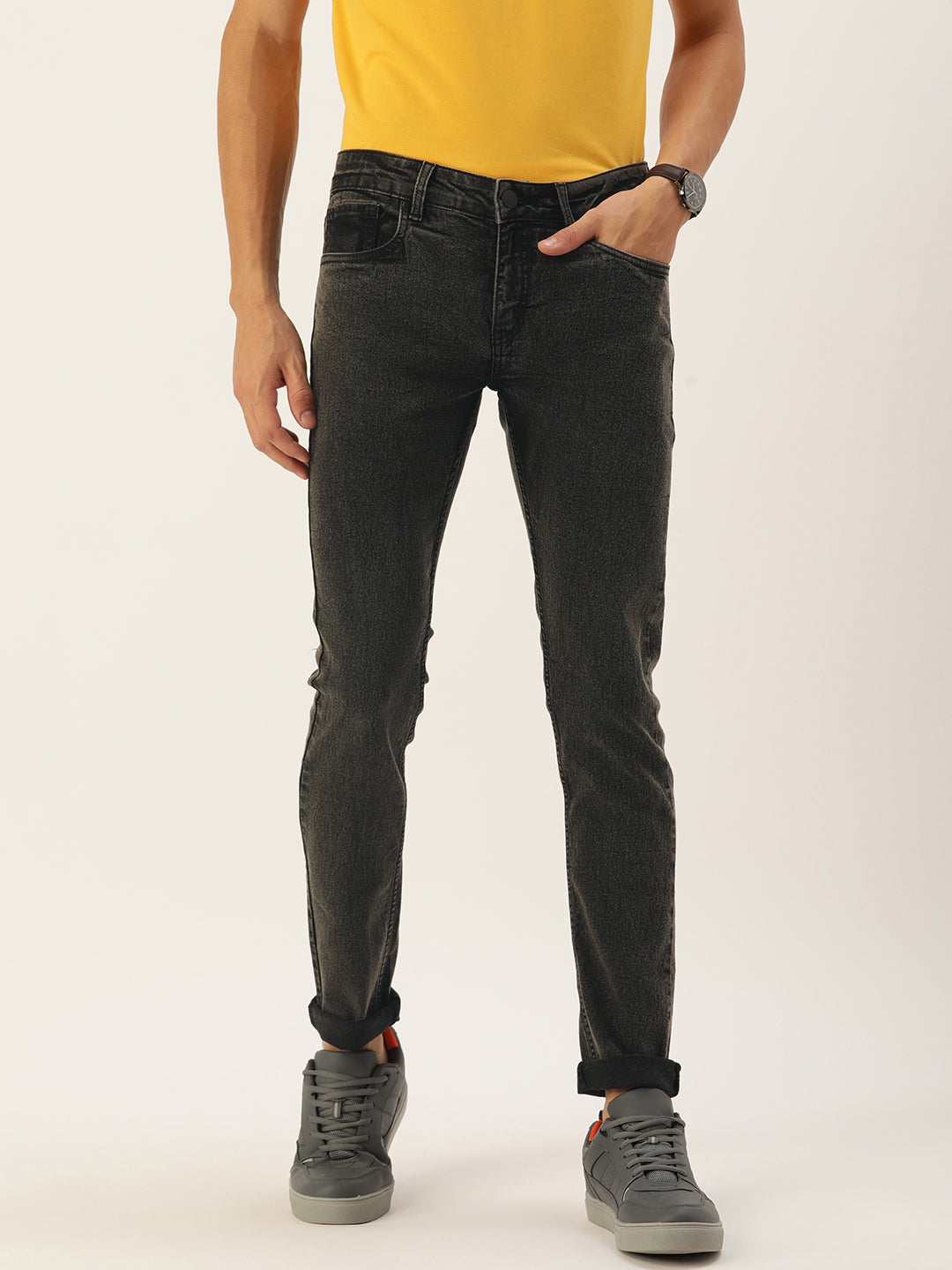 Solid Jeans