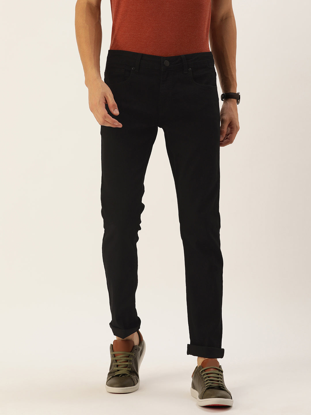 Solid Jeans
