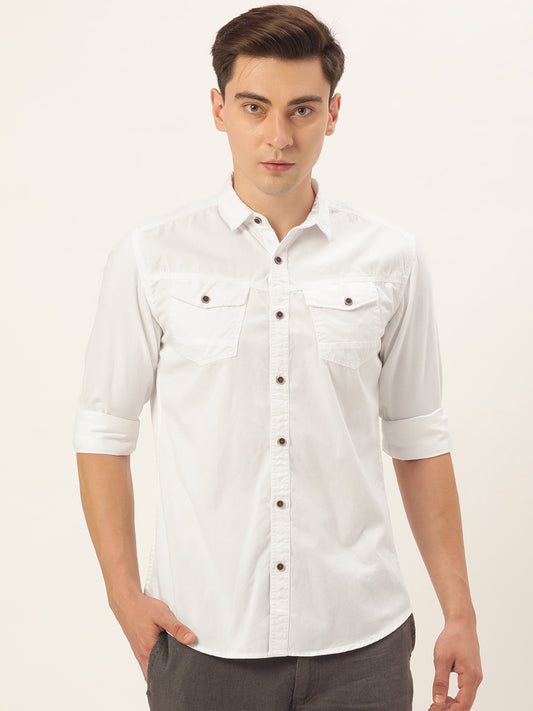 Solid Casual Shirt