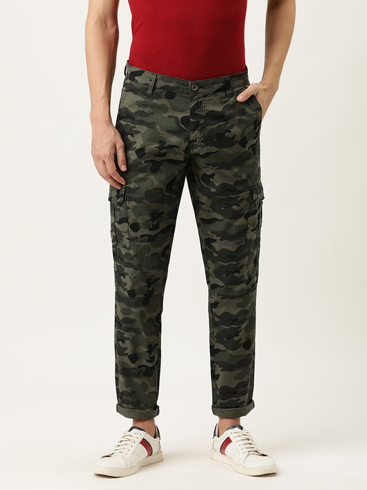 Printed Cargo Trouser