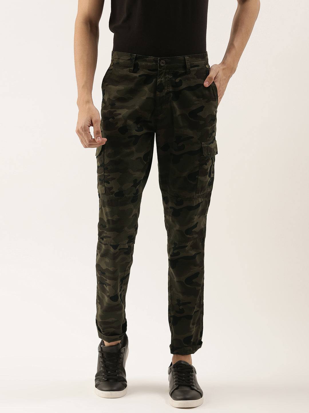 Printed Cargo Trouser