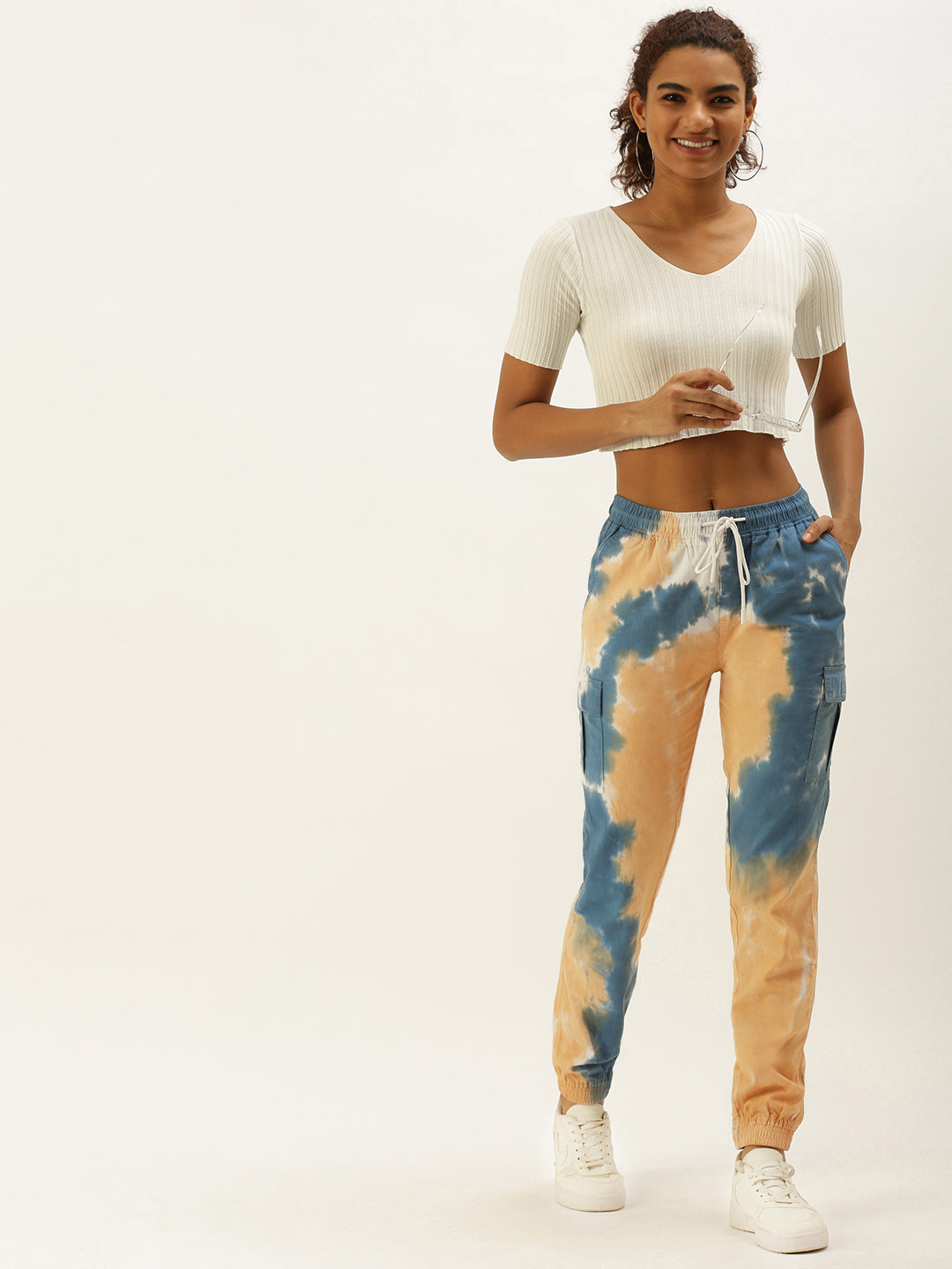 Tie and Dye Cargo Trouser
