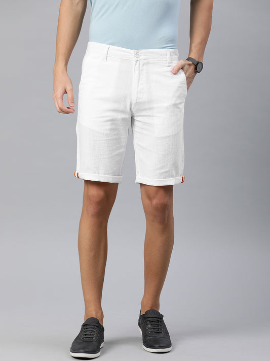 Solid Casual Shorts