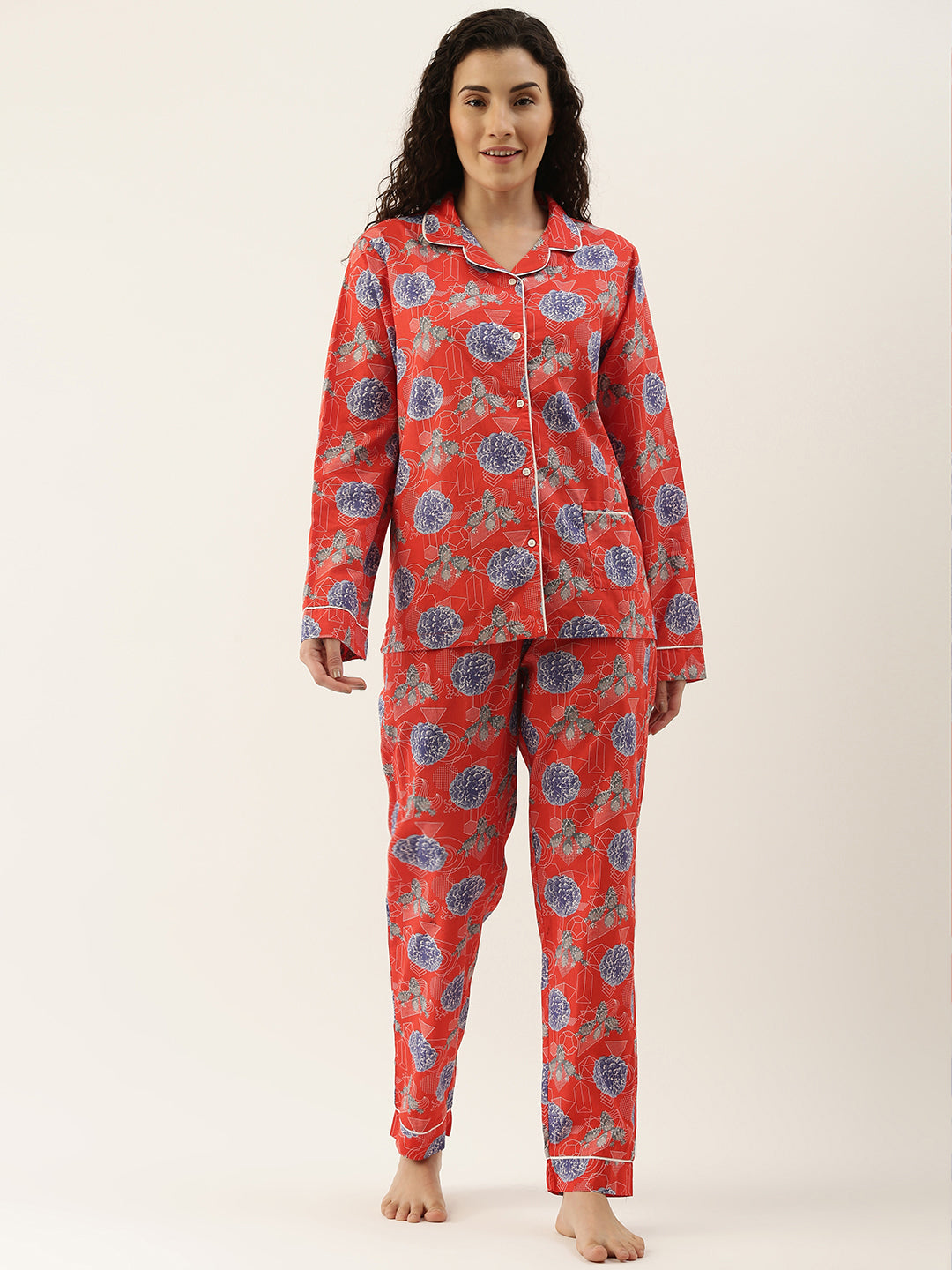 Printed Night Suit