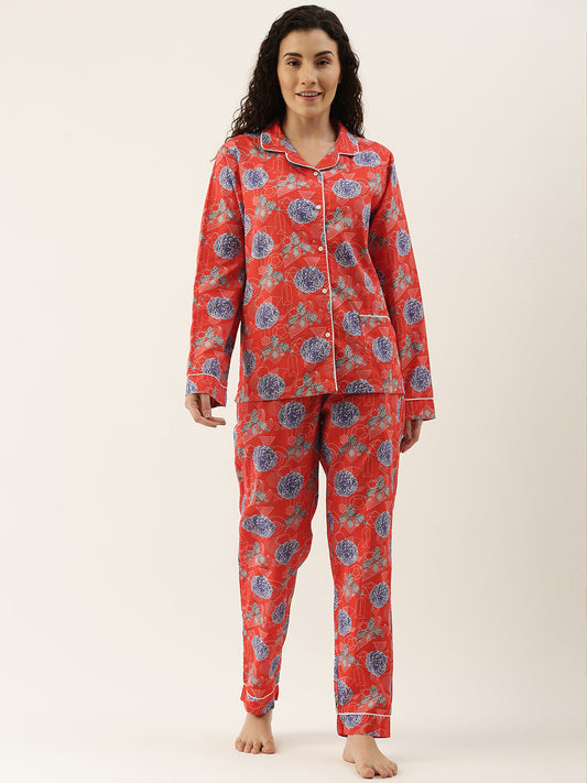 Printed Night Suit