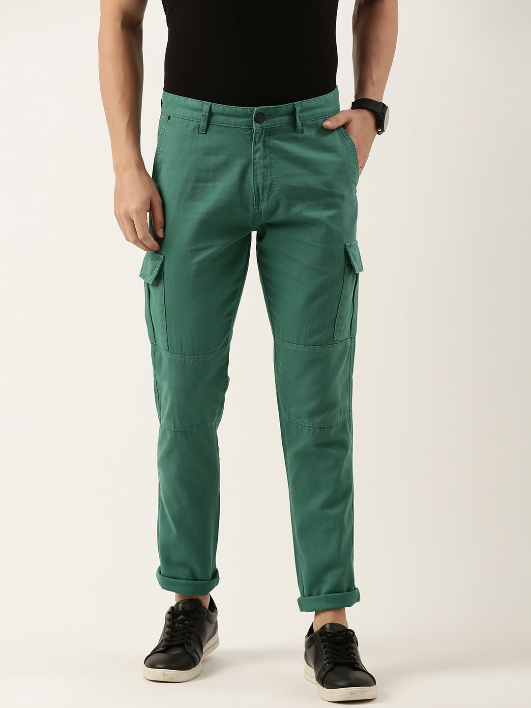 Solid Cargos Trouser