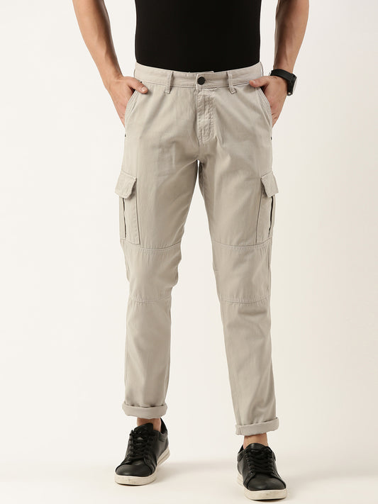 Solid Cargos Trousers