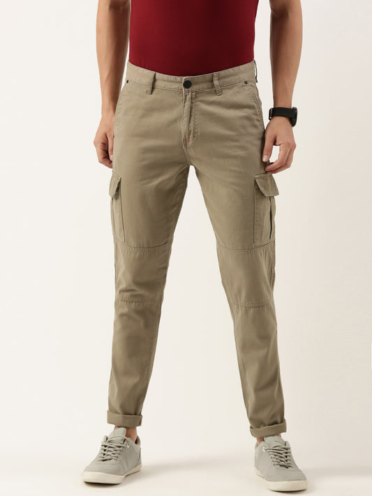 Solid Cargos Trousers