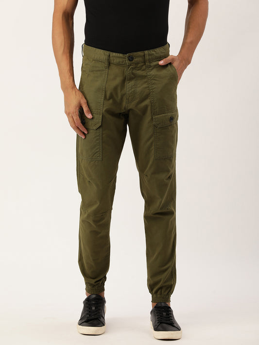 Solid Cotton Joggers