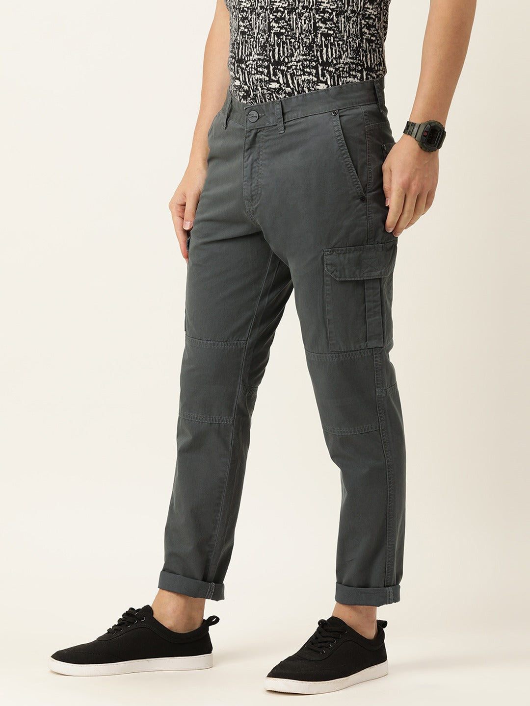Solid Cargo Trousers