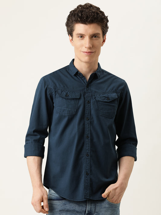 Solid Casual Shirt