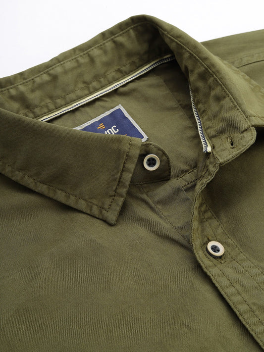 Solid Casual Shirt