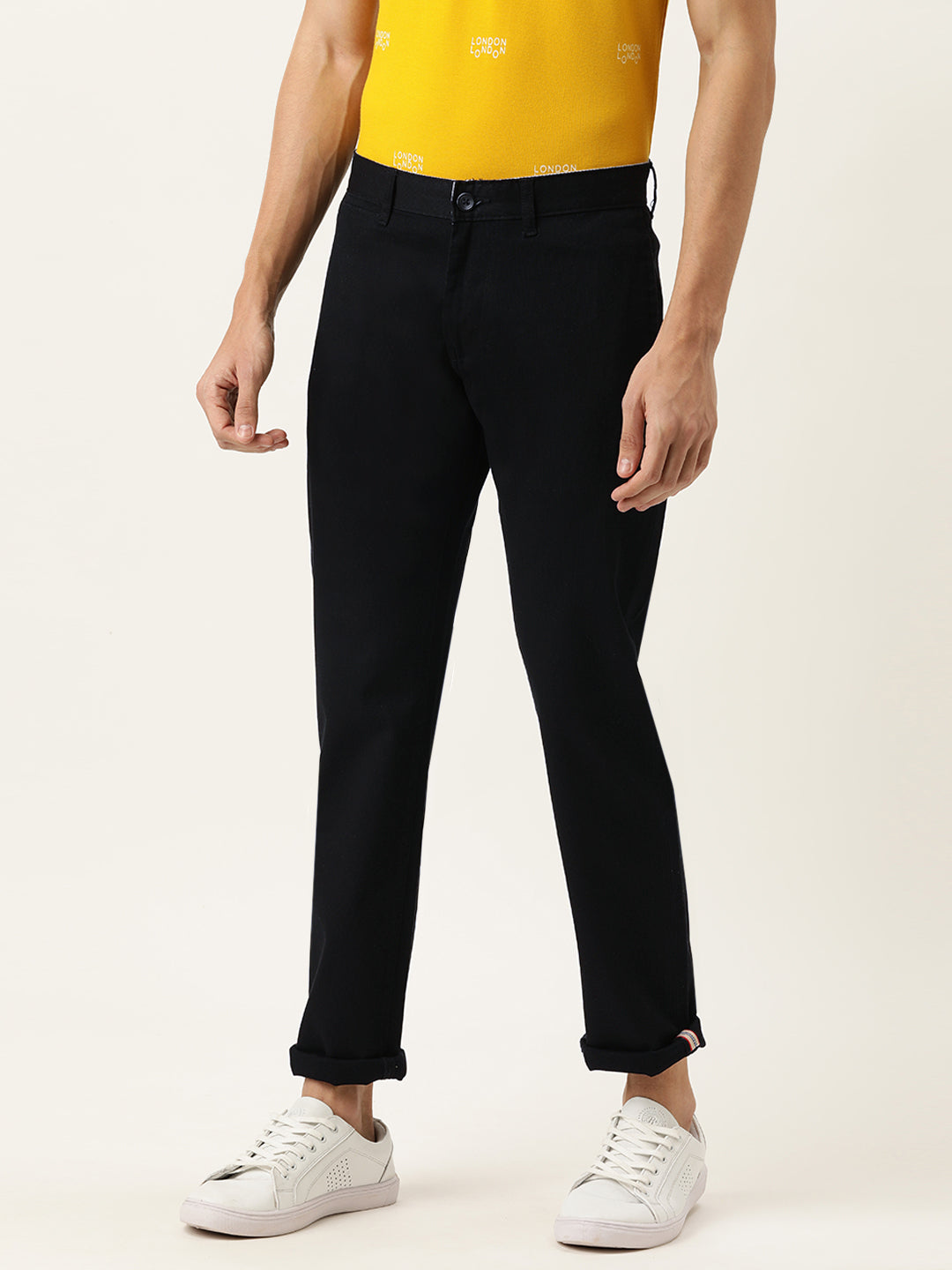 Solid Casual Trouser