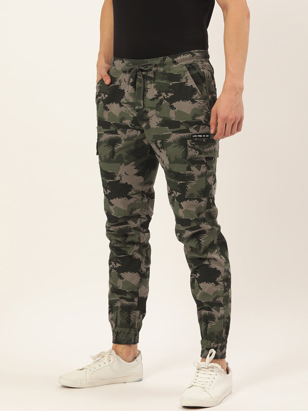 Printed Cargo Jogger