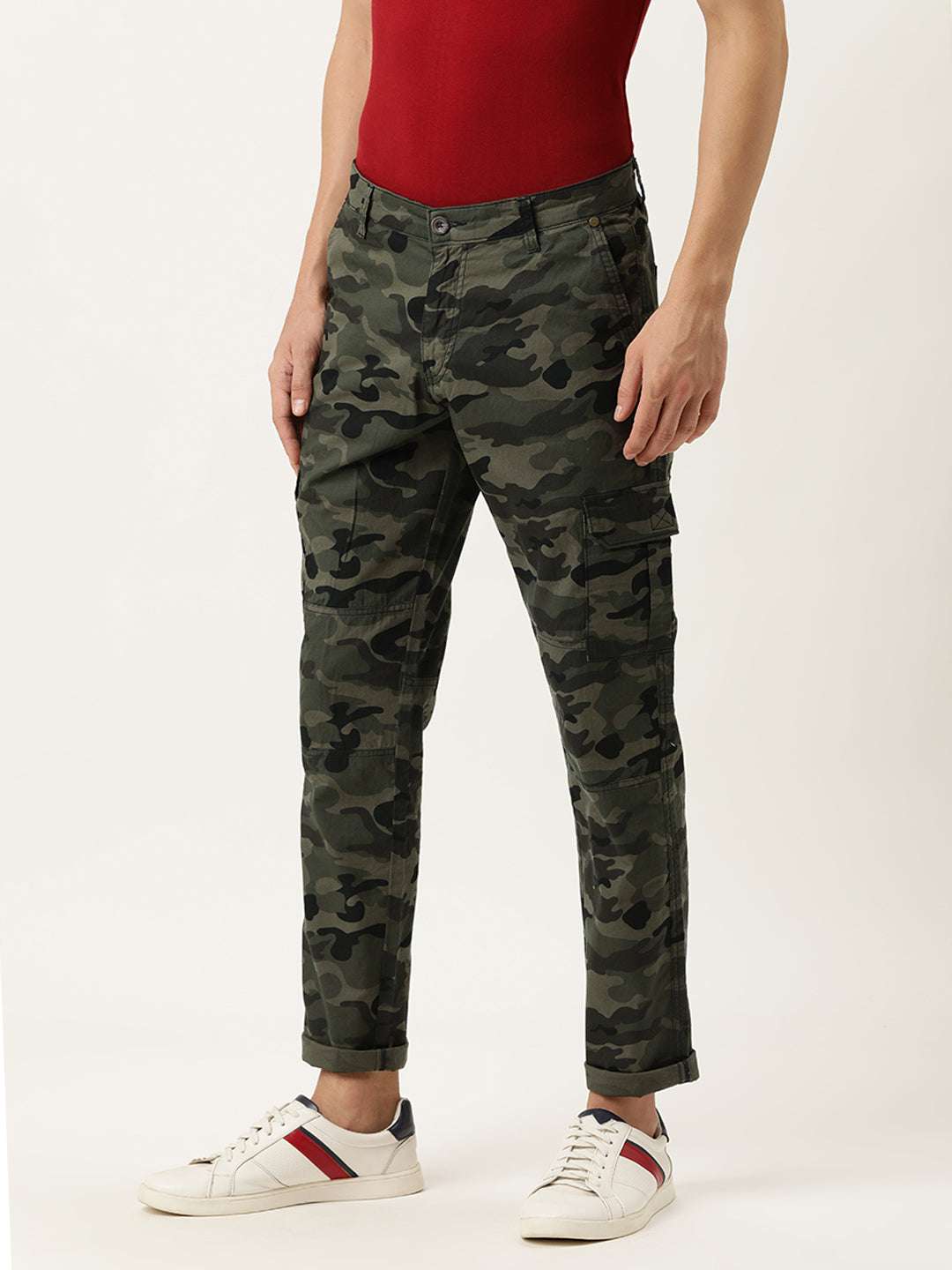 Printed Cargo Trouser
