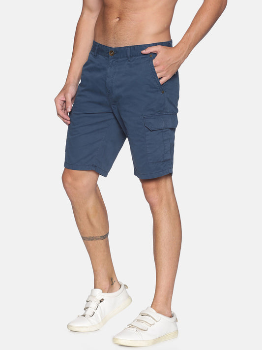 Solid Cargo Shorts