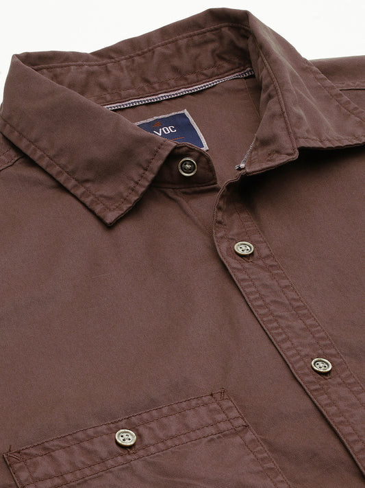 Solid Casual Shirt