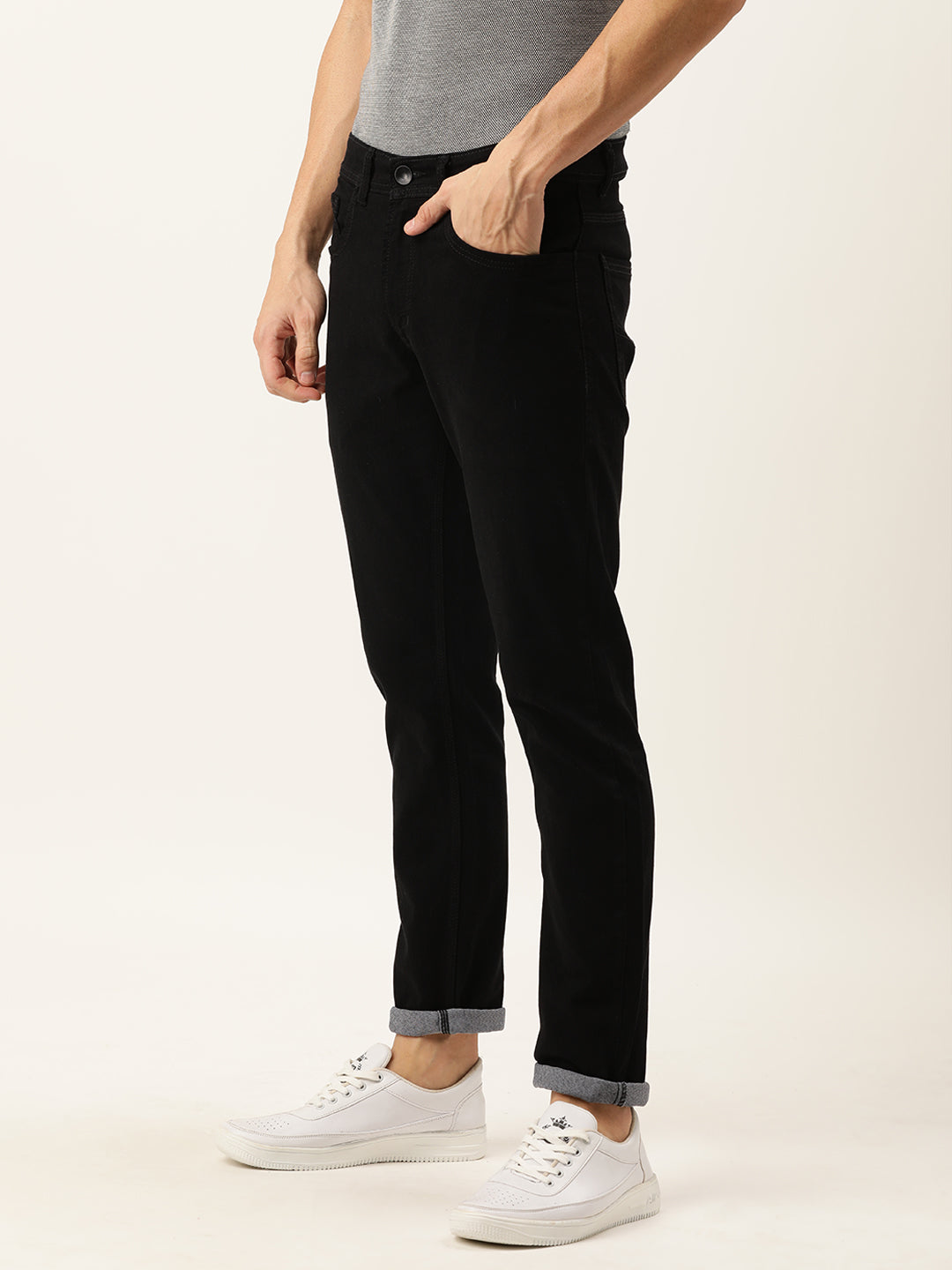Solid Jeans