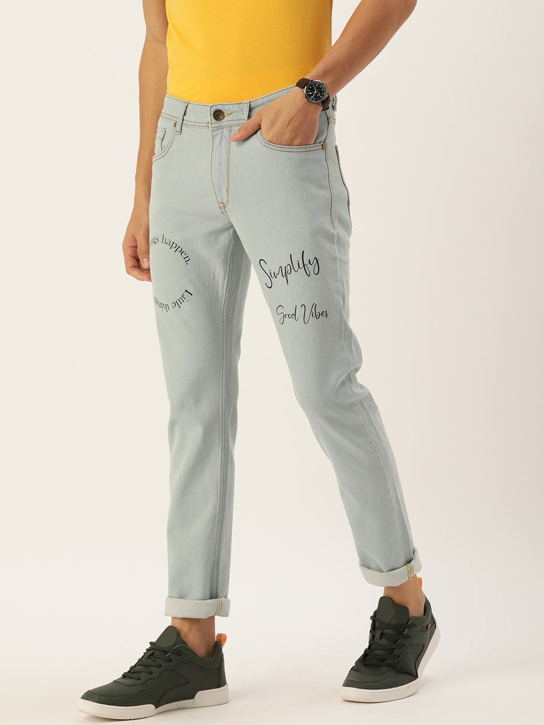 Printed Jeans