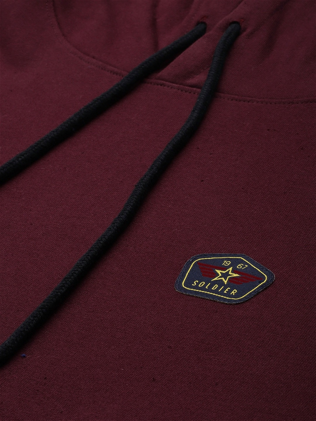 Solid Hooded Sweatshirt