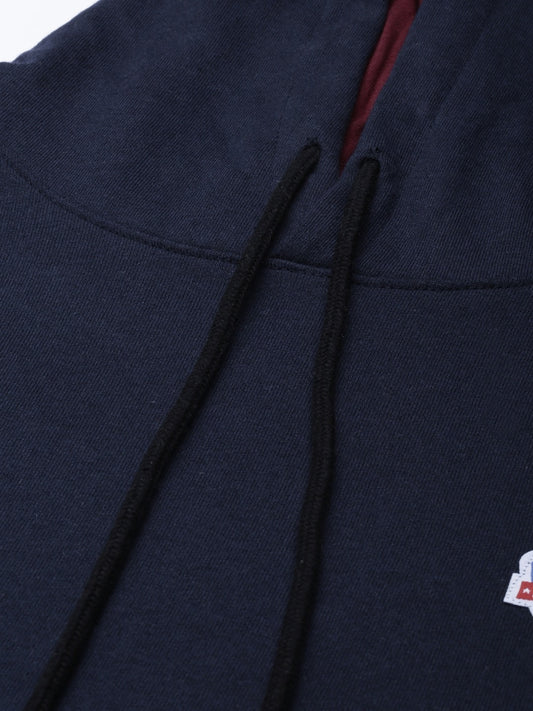 Solid Hooded Sweatshirt