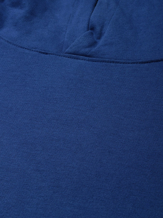 Solid Hooded Sweatshirt