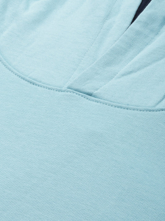 Solid Hooded Sweatshirt