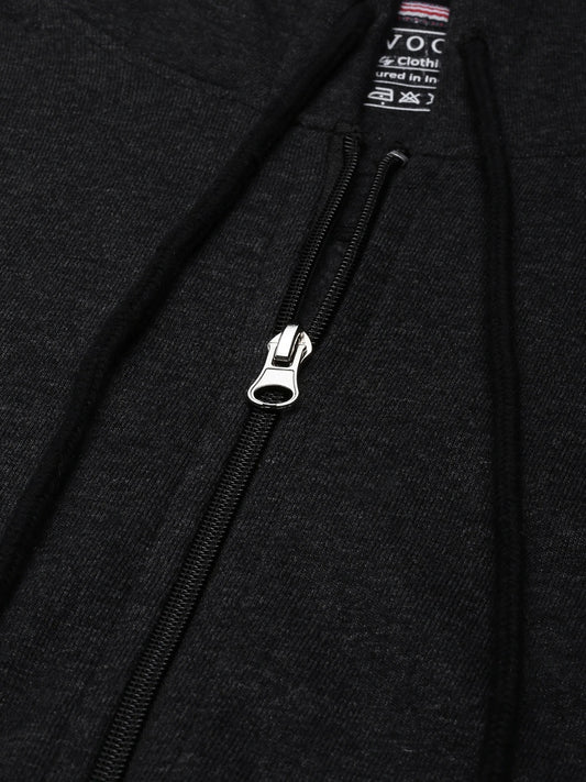 Solid Hooded Sweatshirt