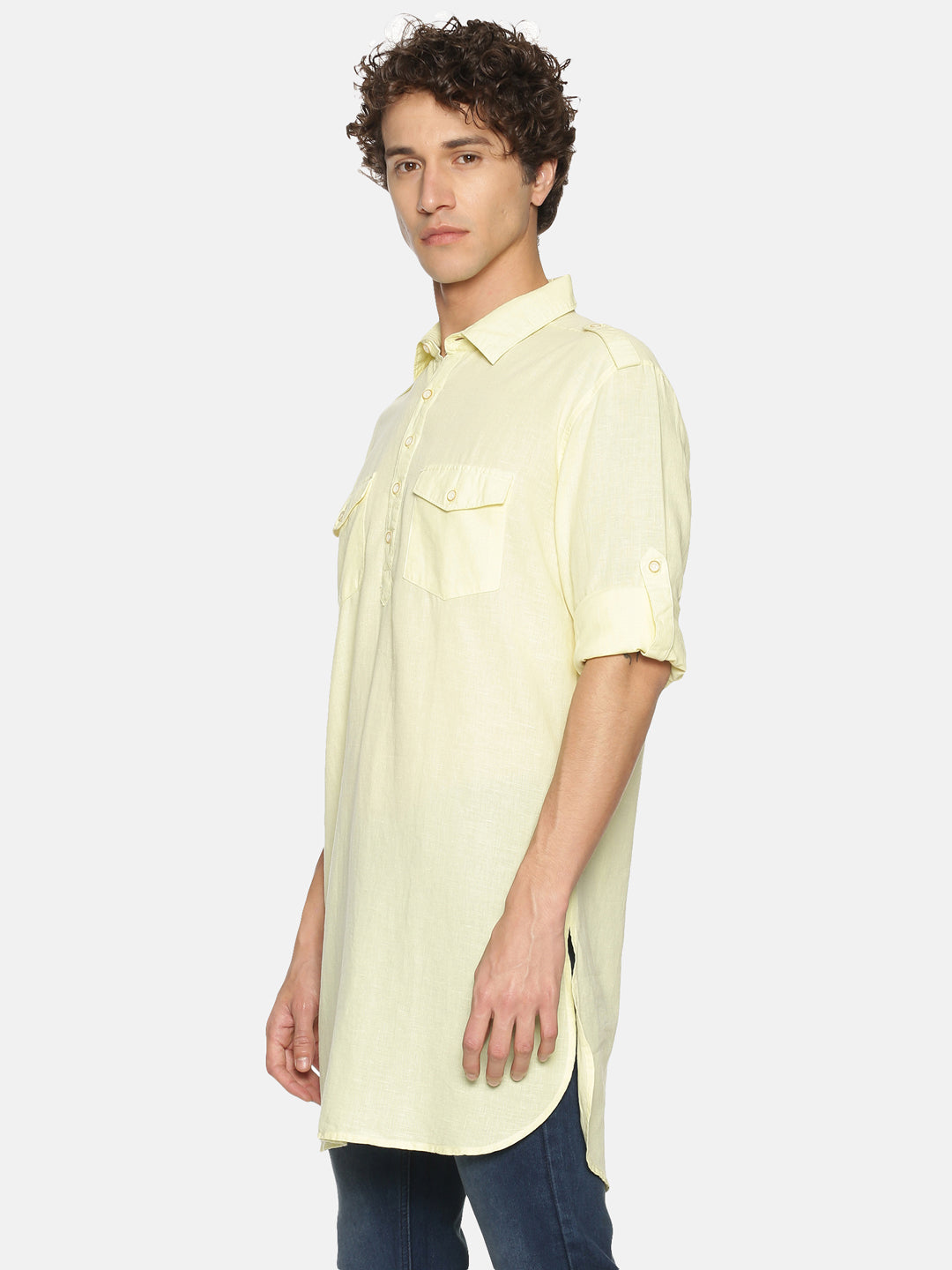 Thread Work Pathani Kurta