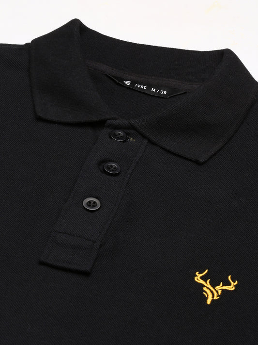 Solid Polo T-Shirt