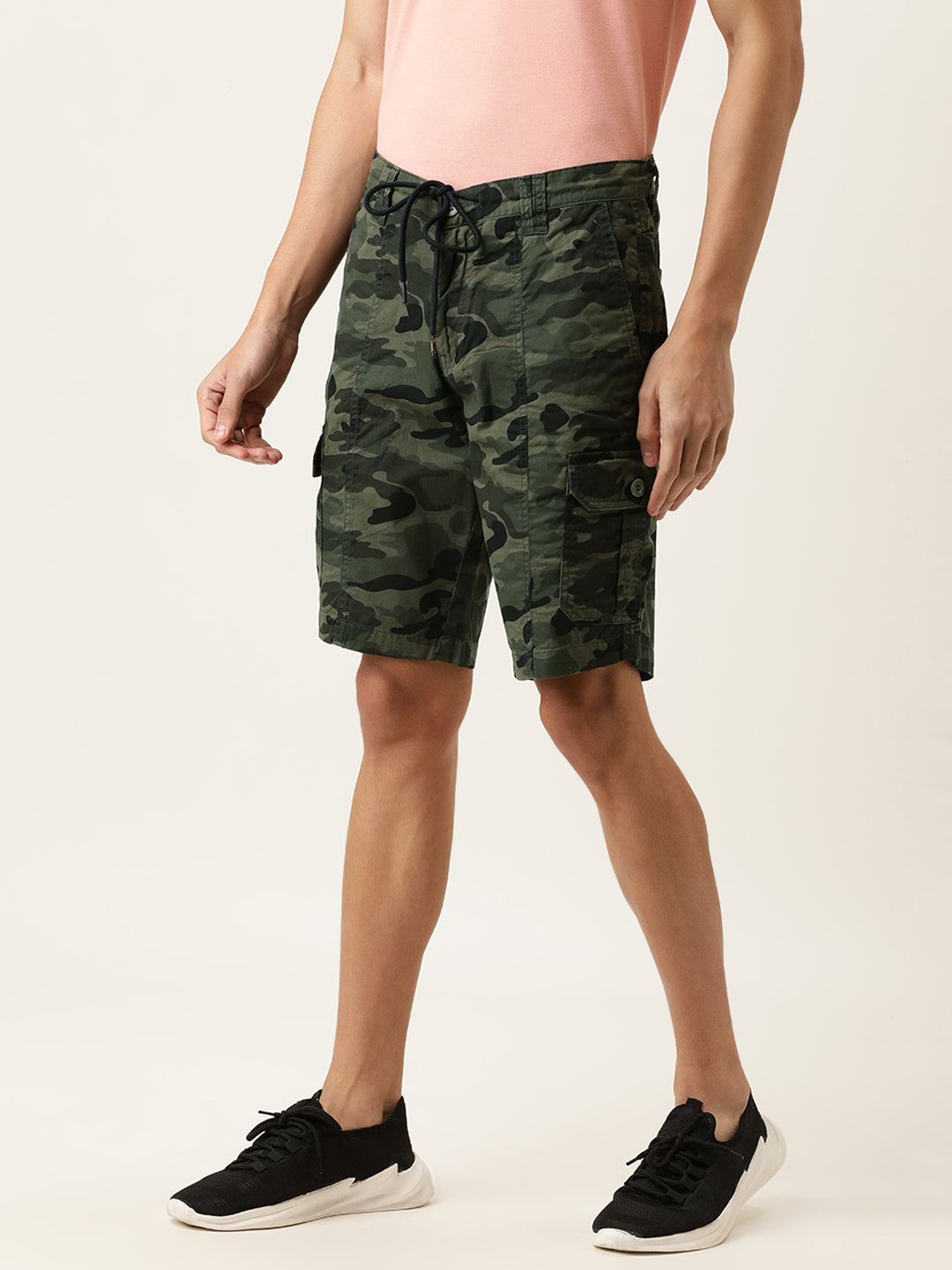 Printed Cargo Shorts