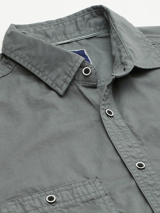 Solid Casual Shirt