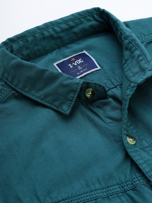 Solid Casual Shirt