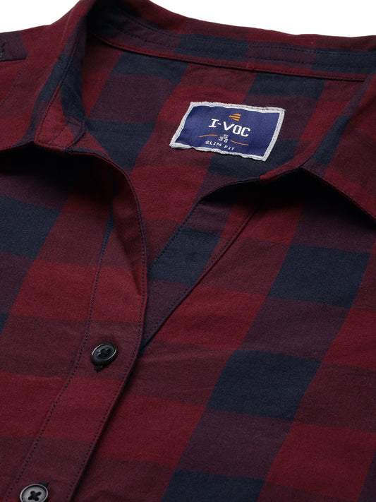 Checked Casual Shirt*IOWCF02SC17L38-3815