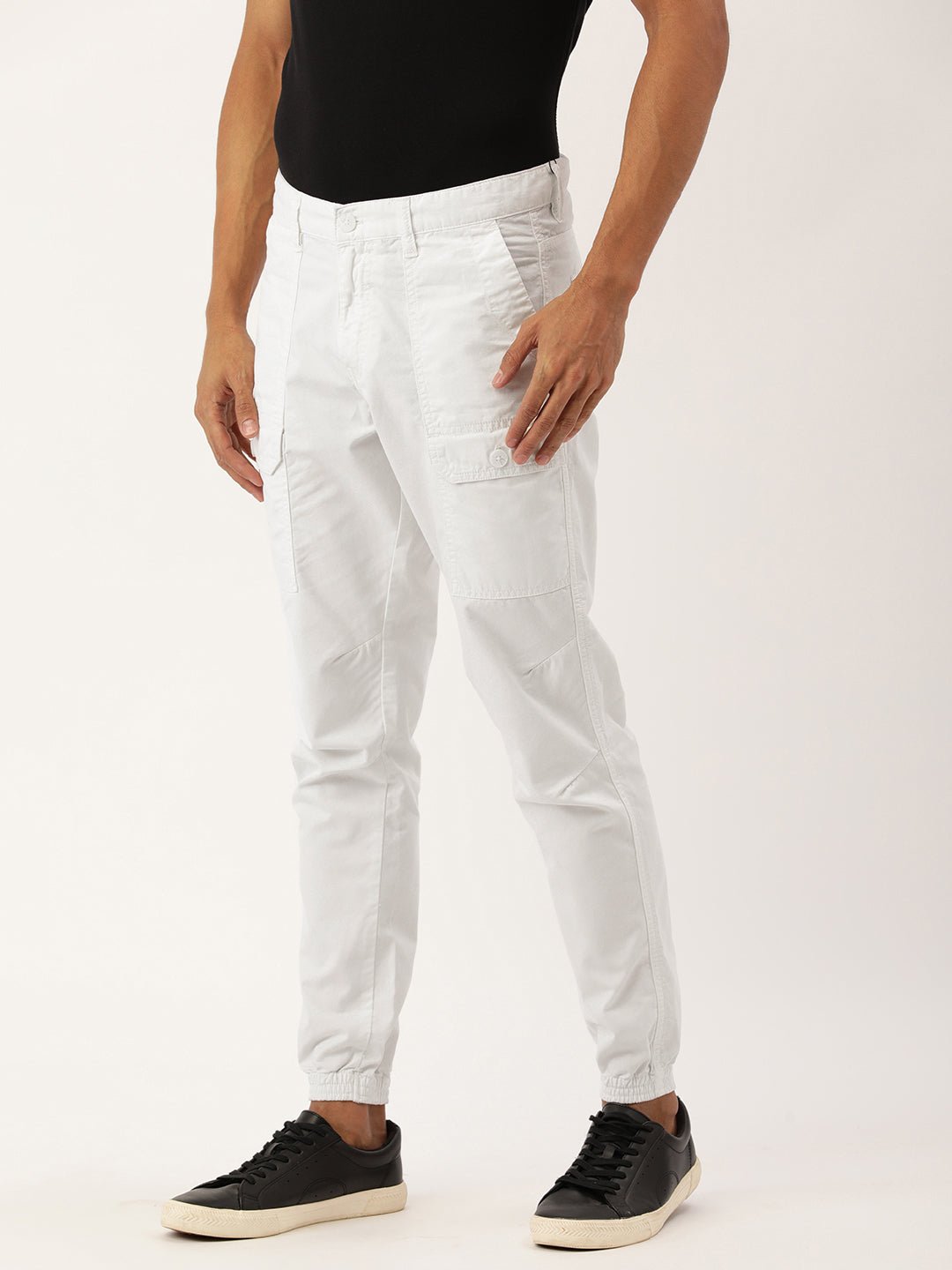 Solid Cotton Joggers