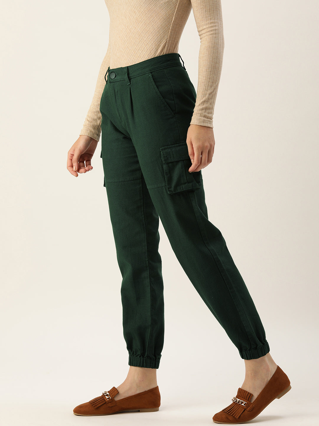 Pleated Joggers Trousers