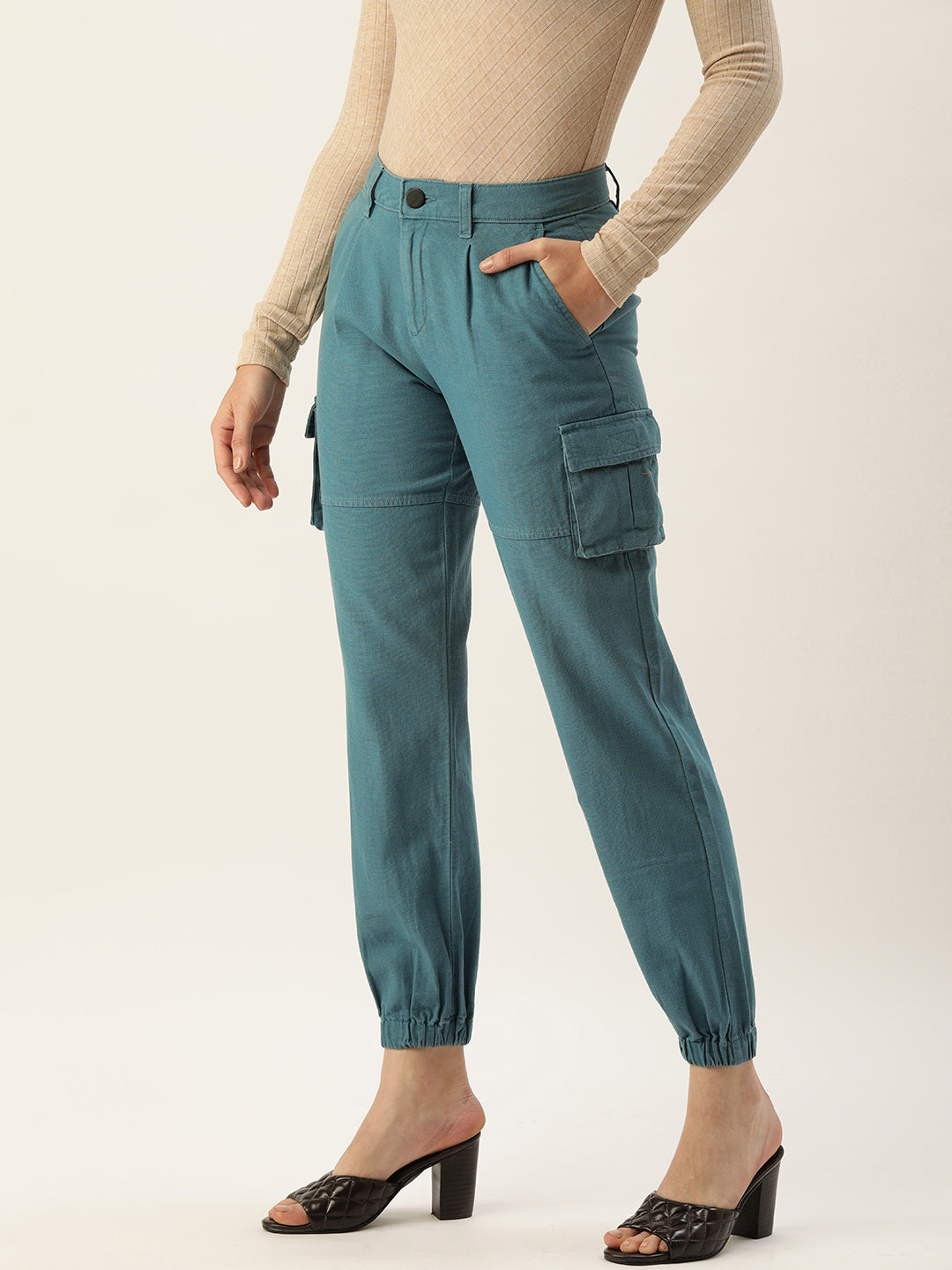 Pleated Joggers Trousers