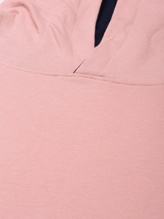 Solid Hooded Sweatshirt