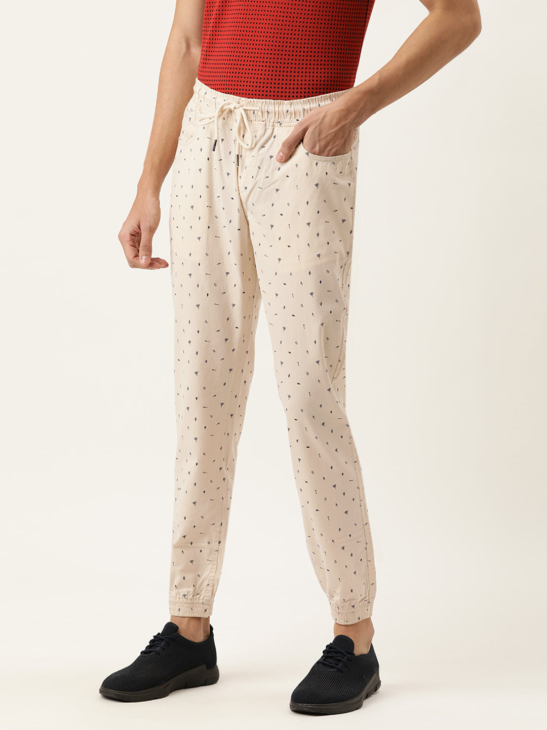 Printed Joggers Trousers