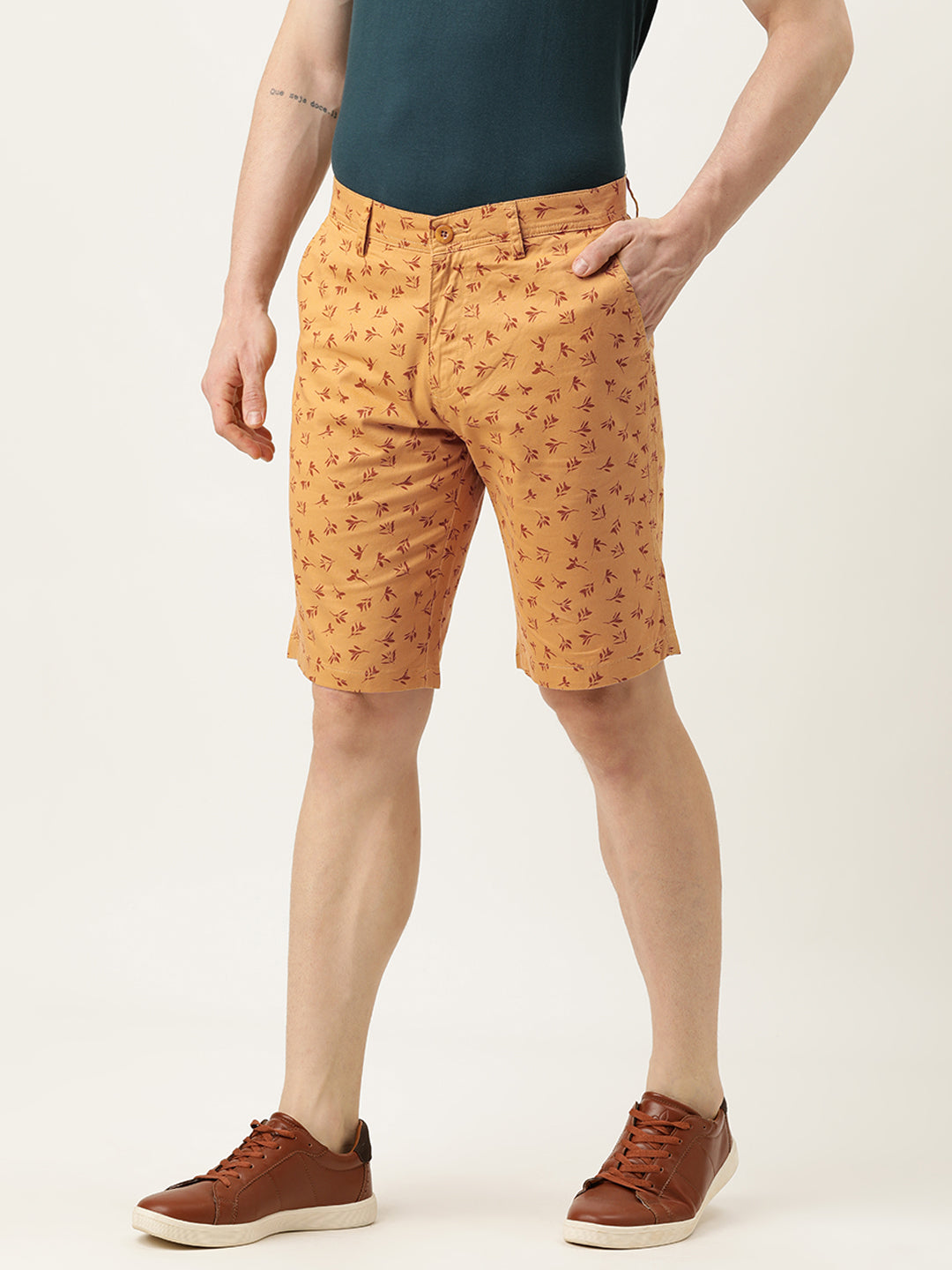 Printed Chino Shorts