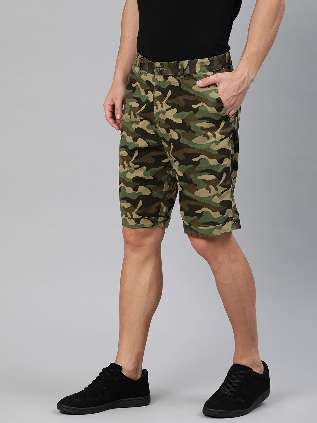 Printed Chino Shorts