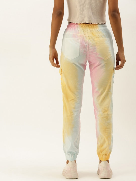 Tie and Dye Cargo Trouser