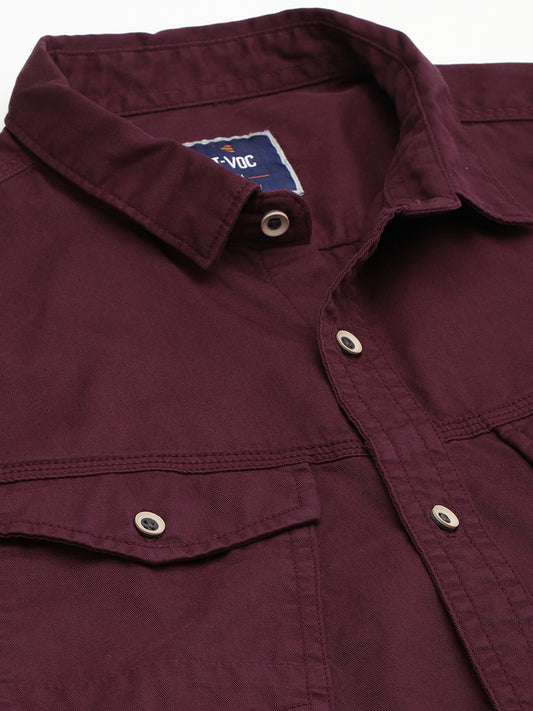 Solid Casual Shirt