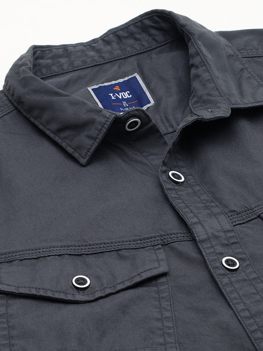 Solid Casual Shirt