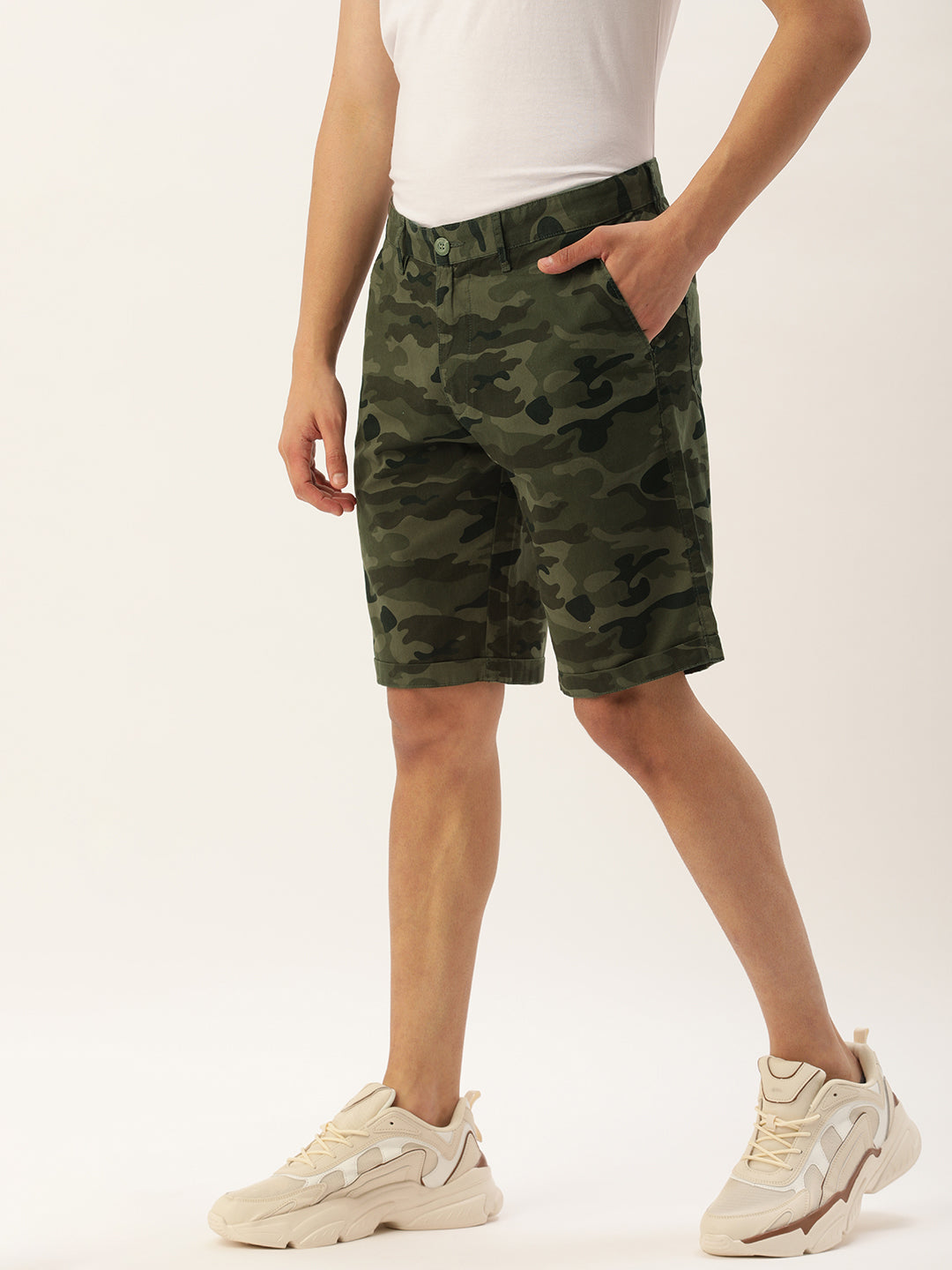 Printed Chino Shorts