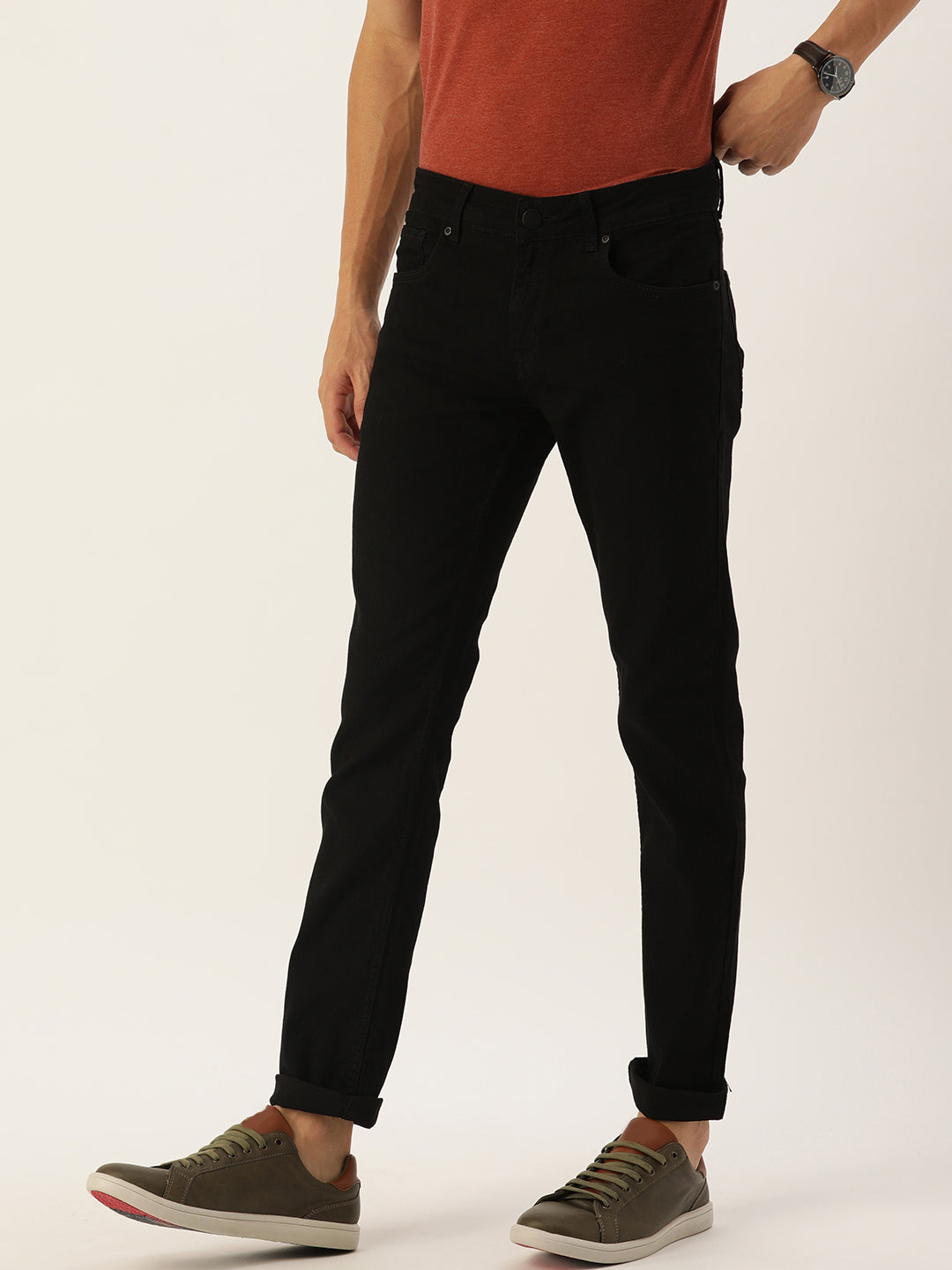 Solid Jeans