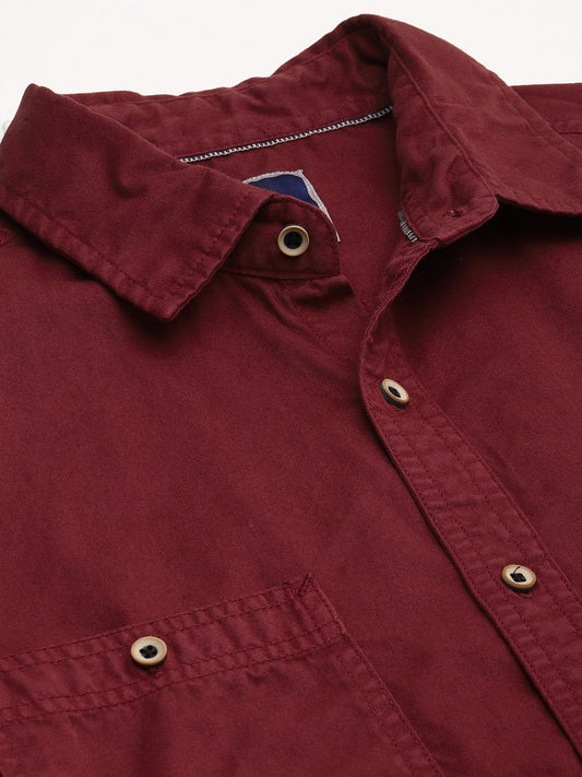Solid Casual Shirt