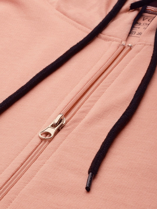 Solid Hooded Sweatshirt
